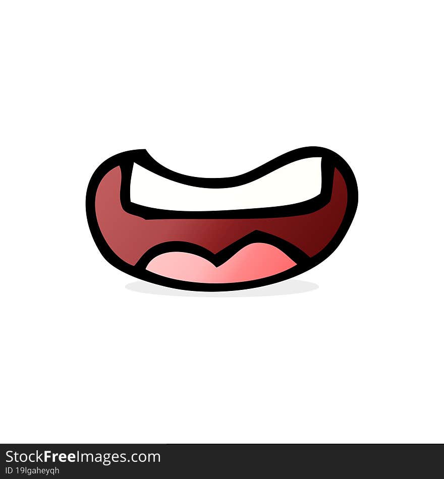 cartoon mouth