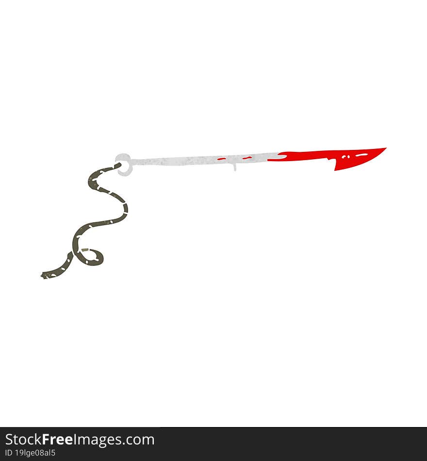 cartoon whaling harpoon