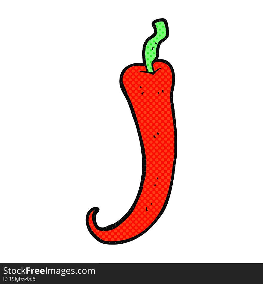 Cartoon Chilli Pepper