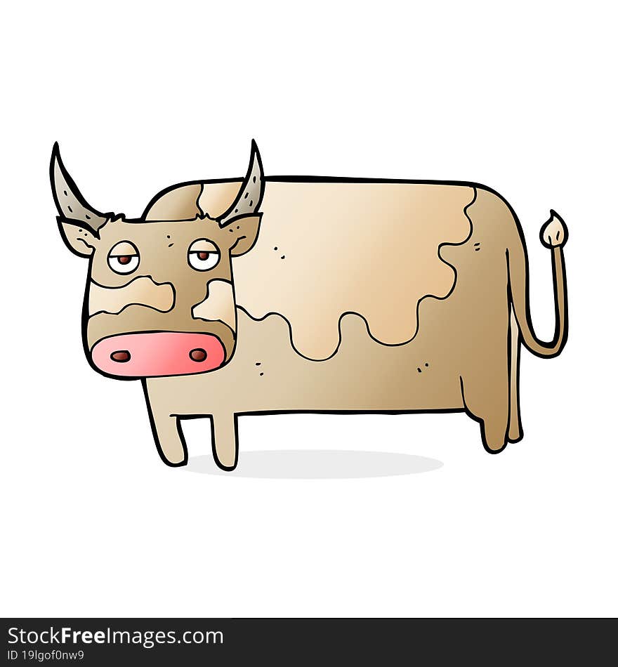 cartoon cow