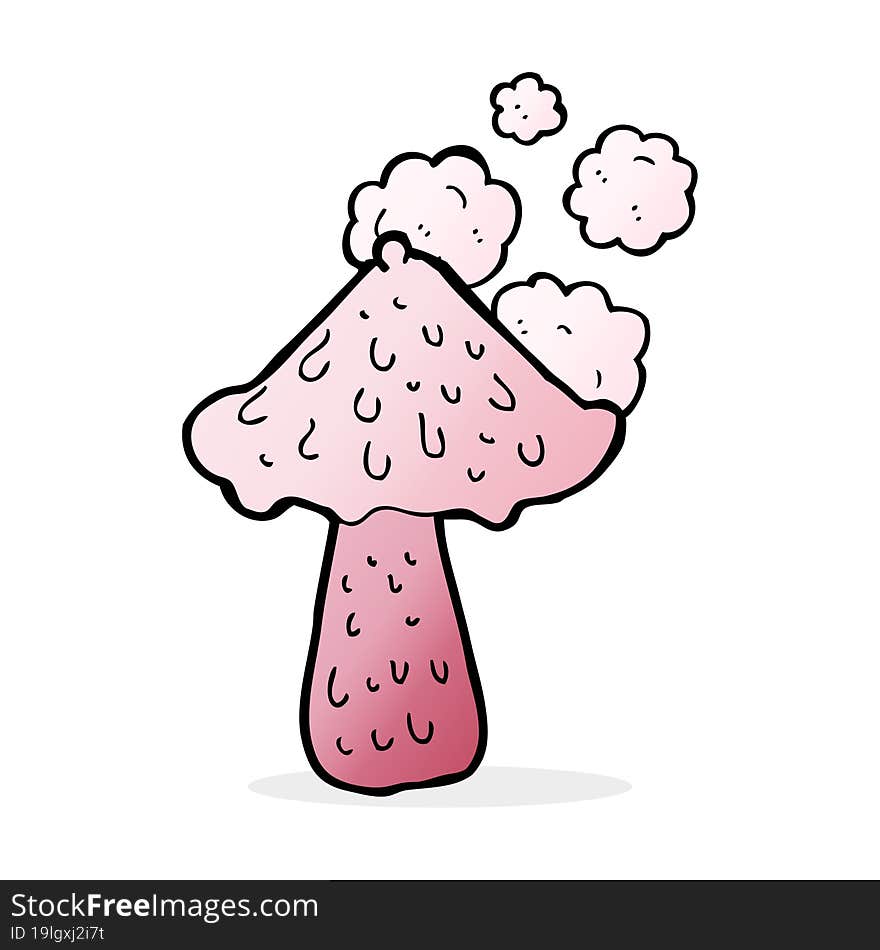 cartoon mushroom