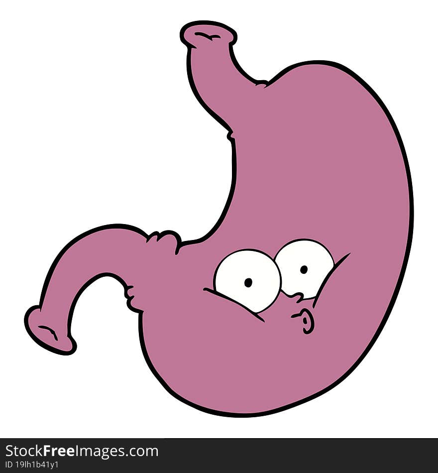 cartoon bloated stomach. cartoon bloated stomach