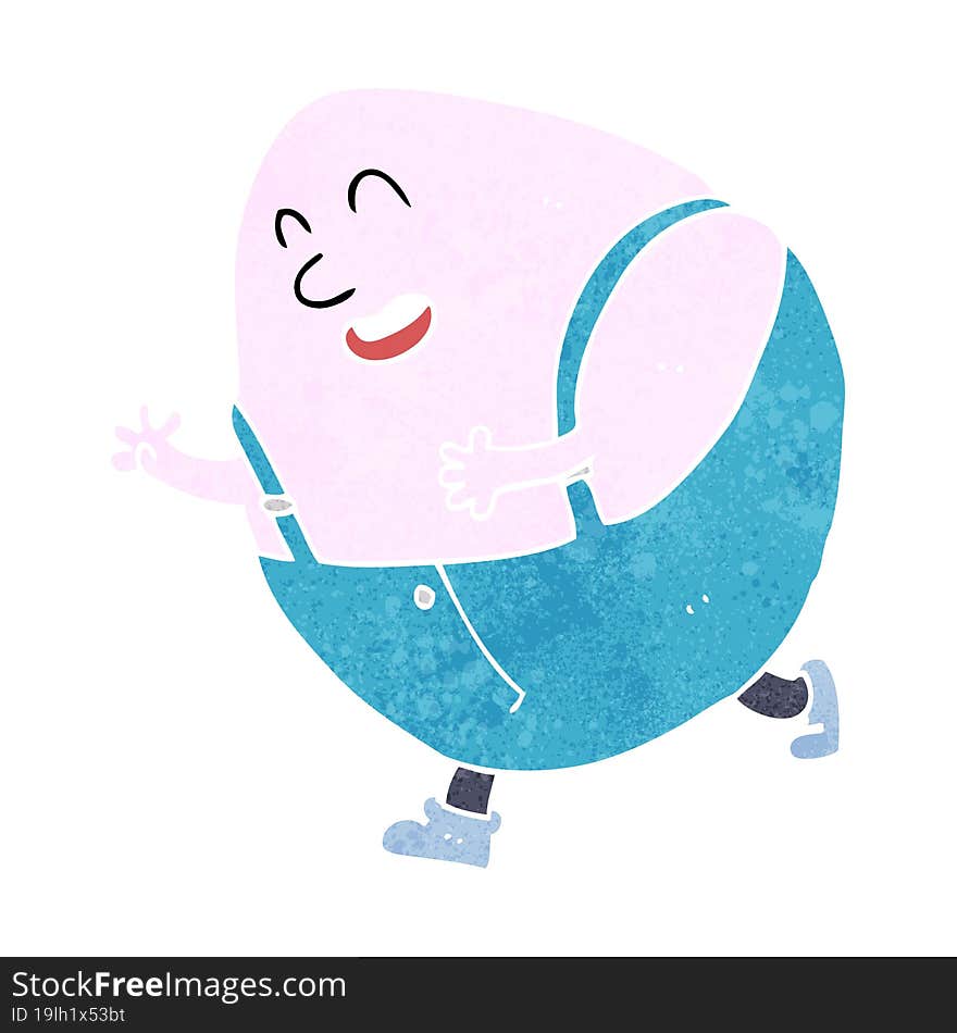 cartoon humpty dumpty egg character