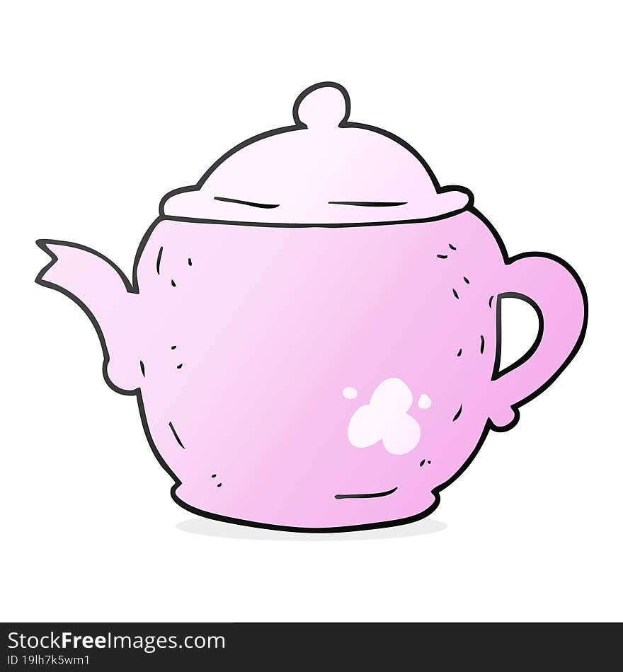 cartoon teapot