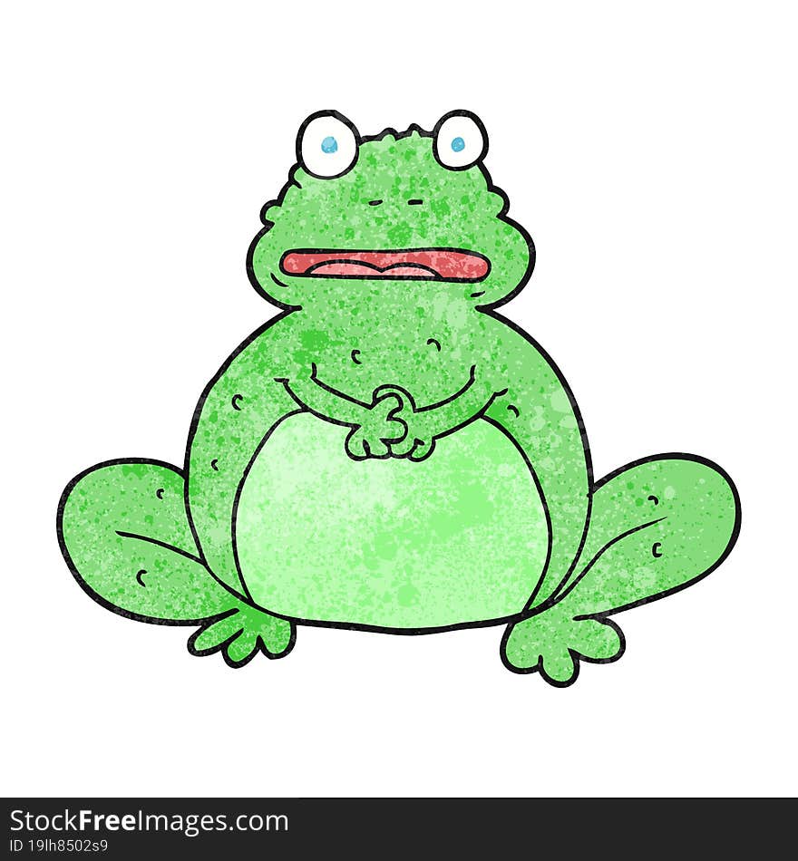 Textured Cartoon Frog