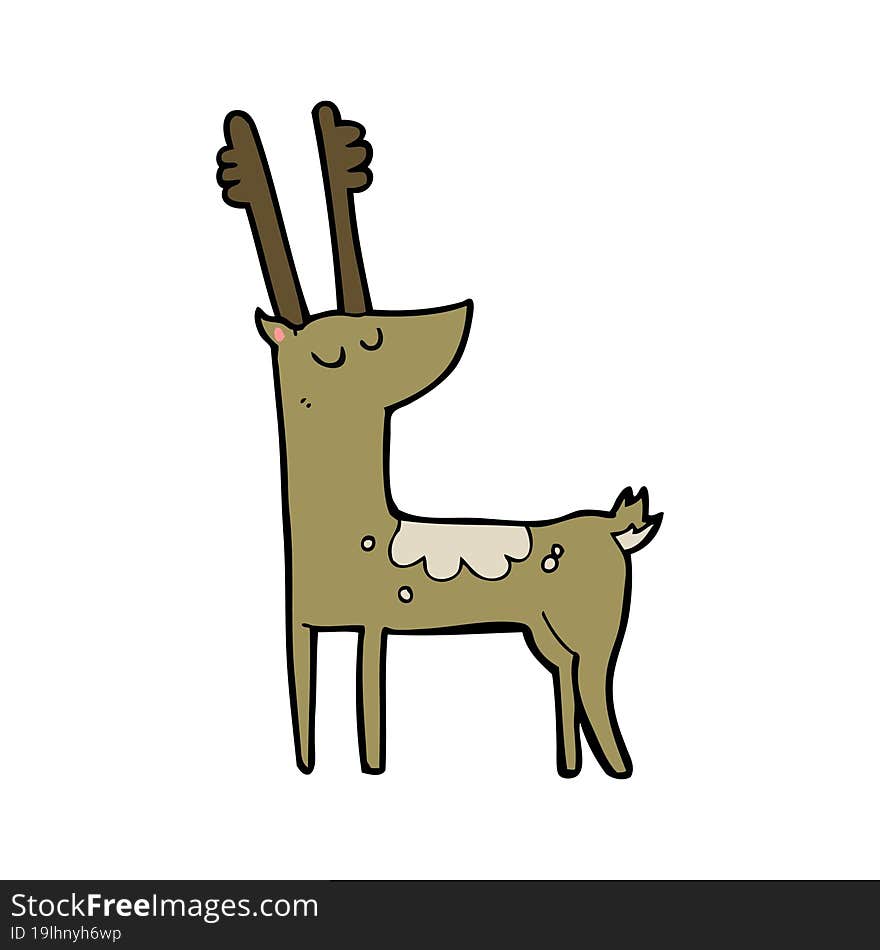 cartoon deer