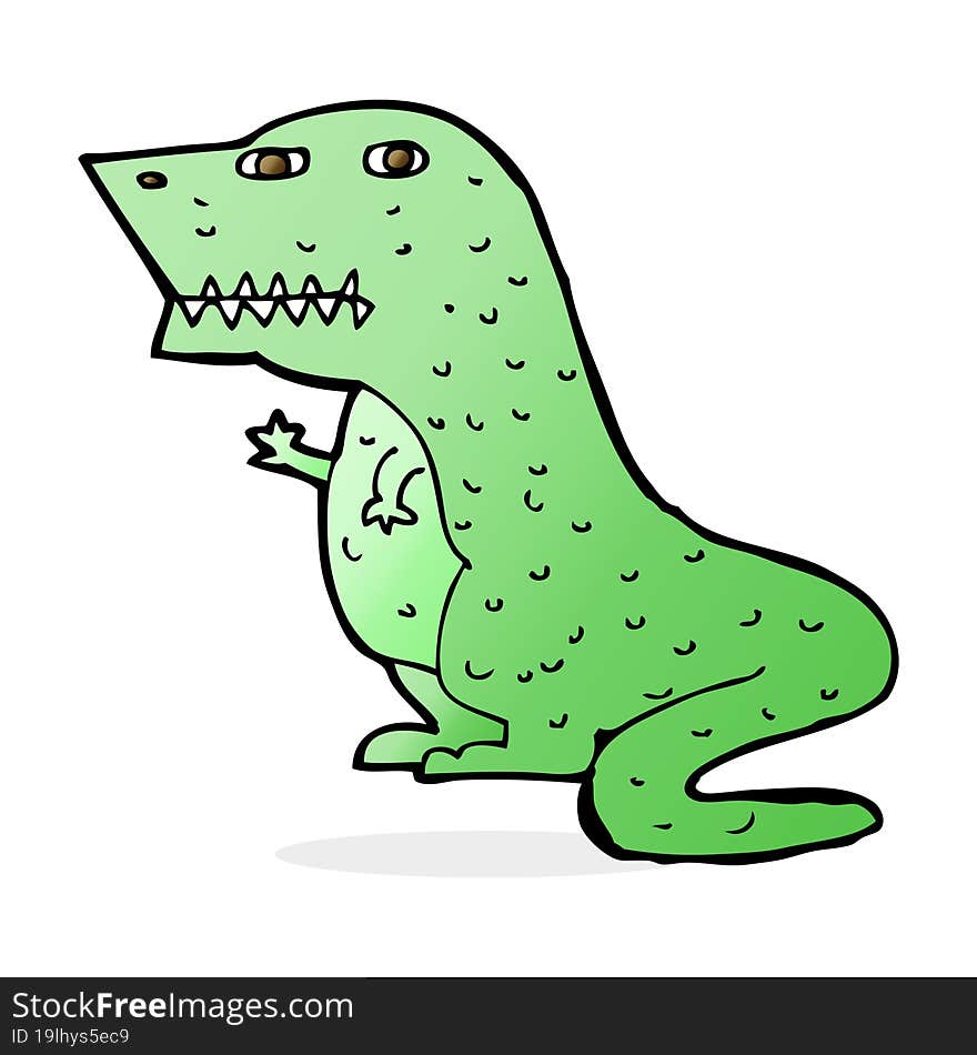 cartoon dinosaur