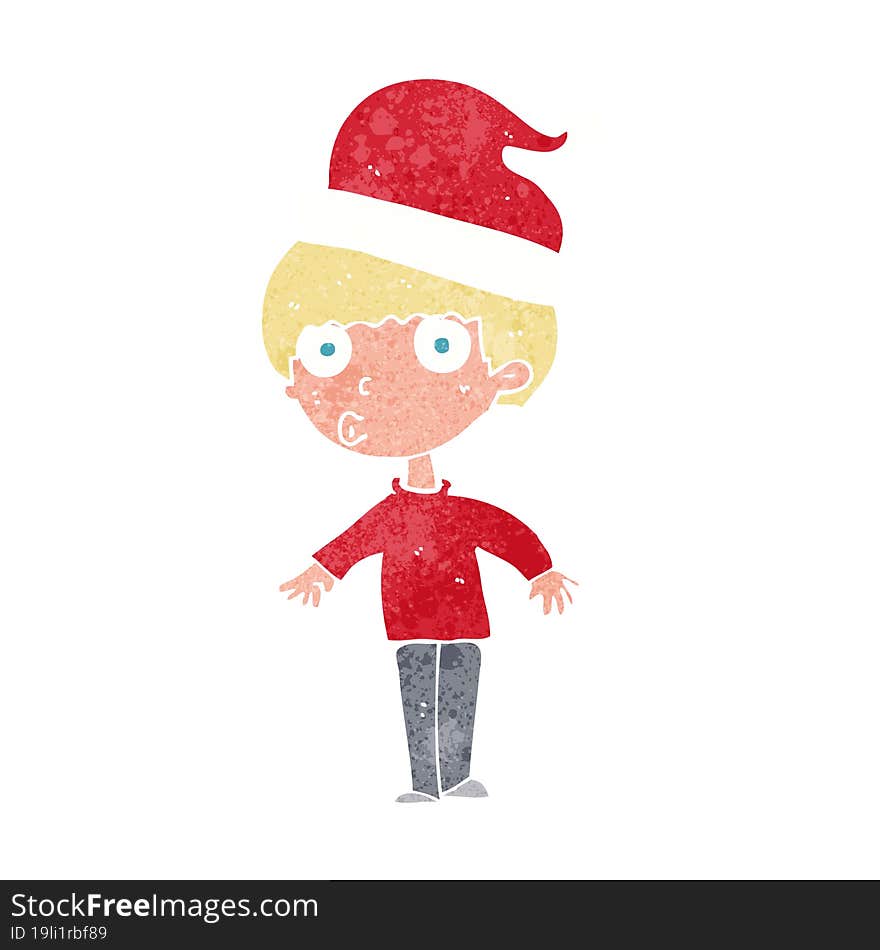 cartoon man getting ready for christmas. cartoon man getting ready for christmas