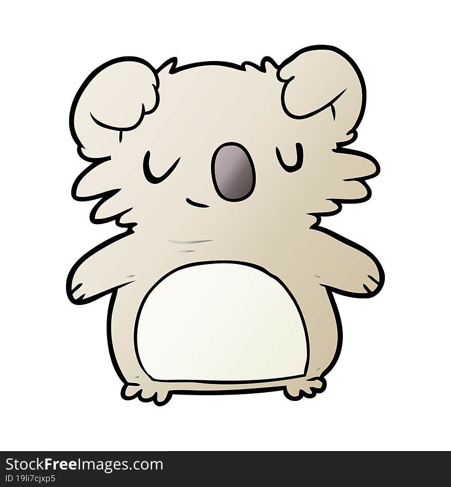 cute cartoon koala. cute cartoon koala