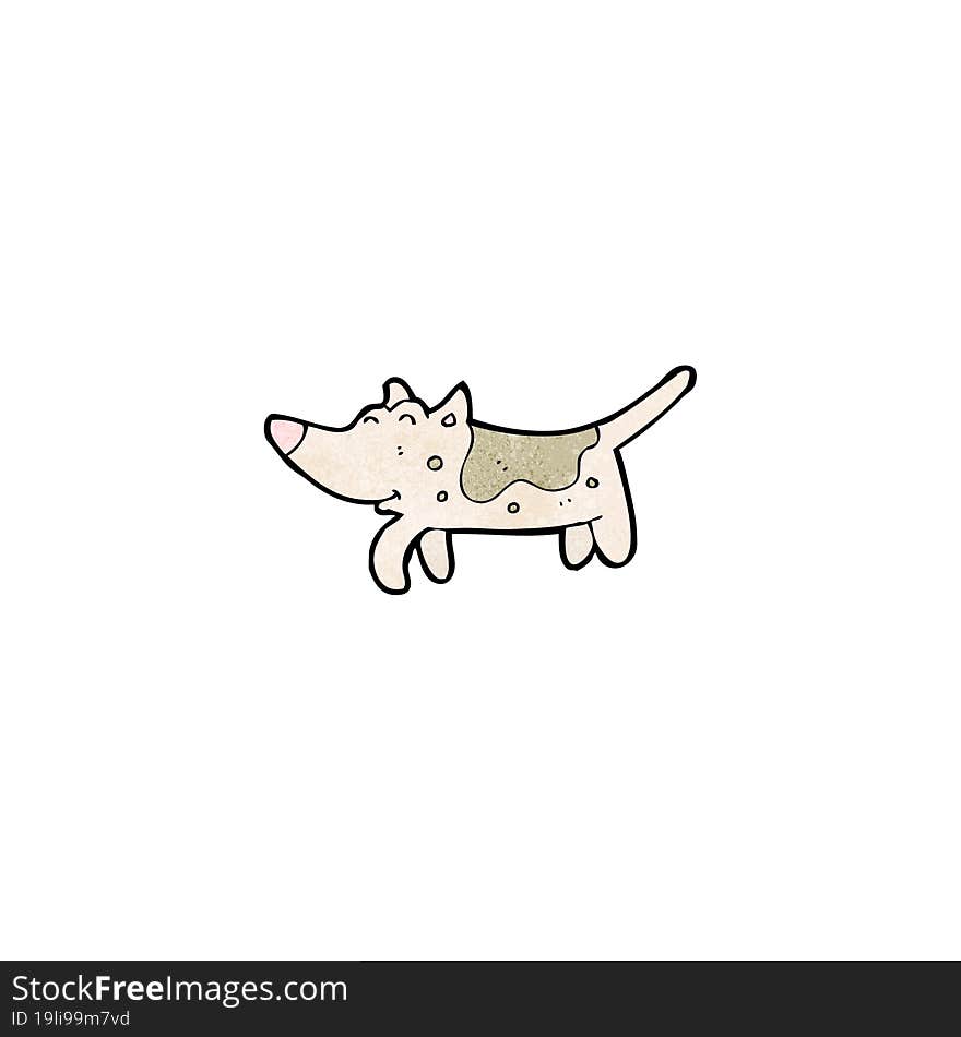 cartoon little dog