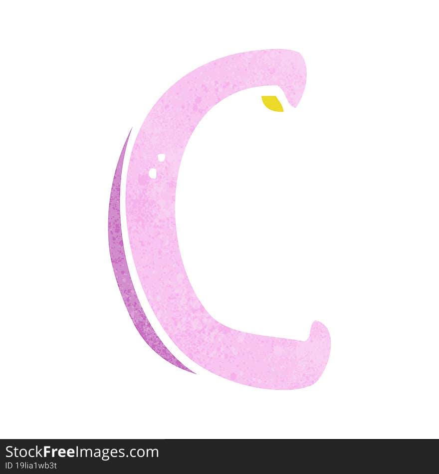 cartoon letter C