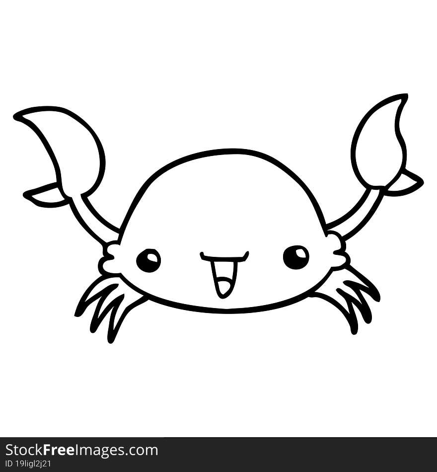 cartoon crab