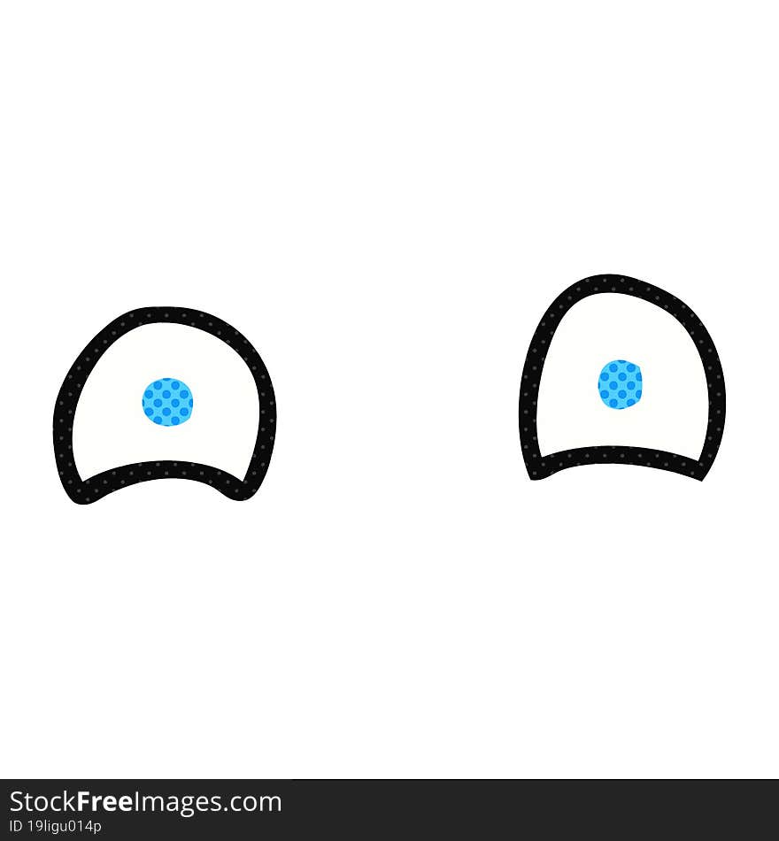 simple cartoon eyes