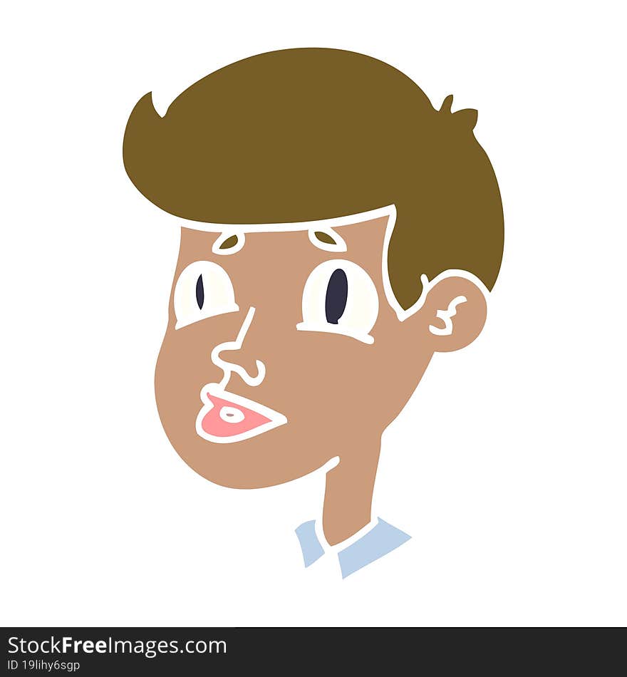 cartoon doodle of a boy face