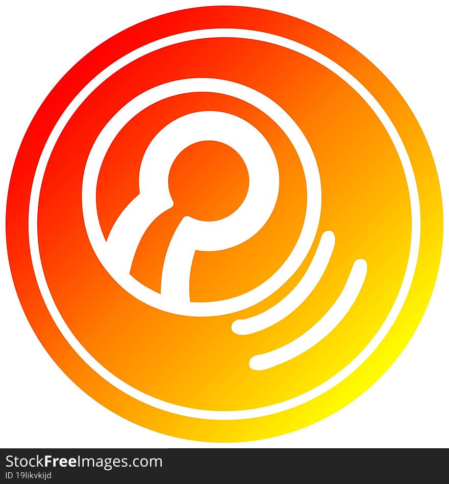 tennis ball circular icon with warm gradient finish. tennis ball circular icon with warm gradient finish