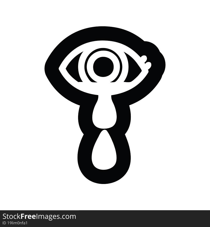 Crying Eye Icon