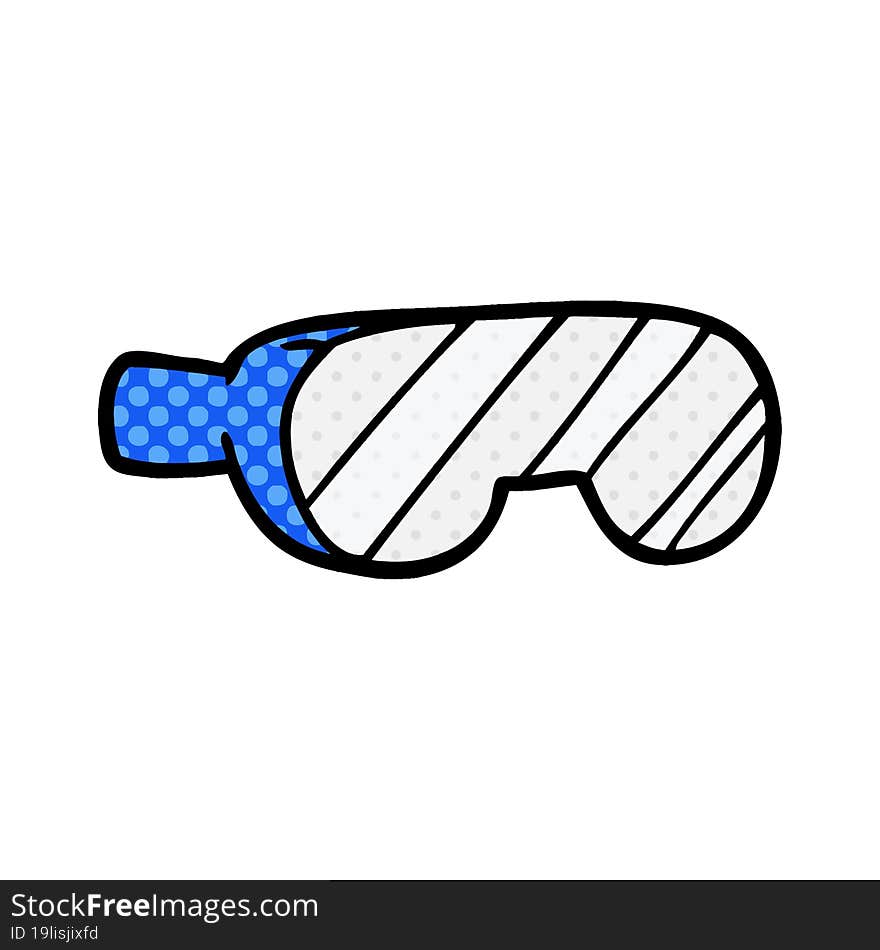 cartoon safety goggles. cartoon safety goggles