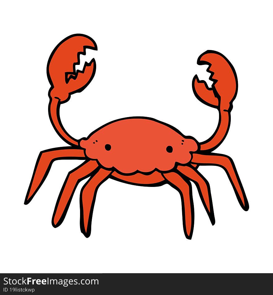 Cartoon Crab