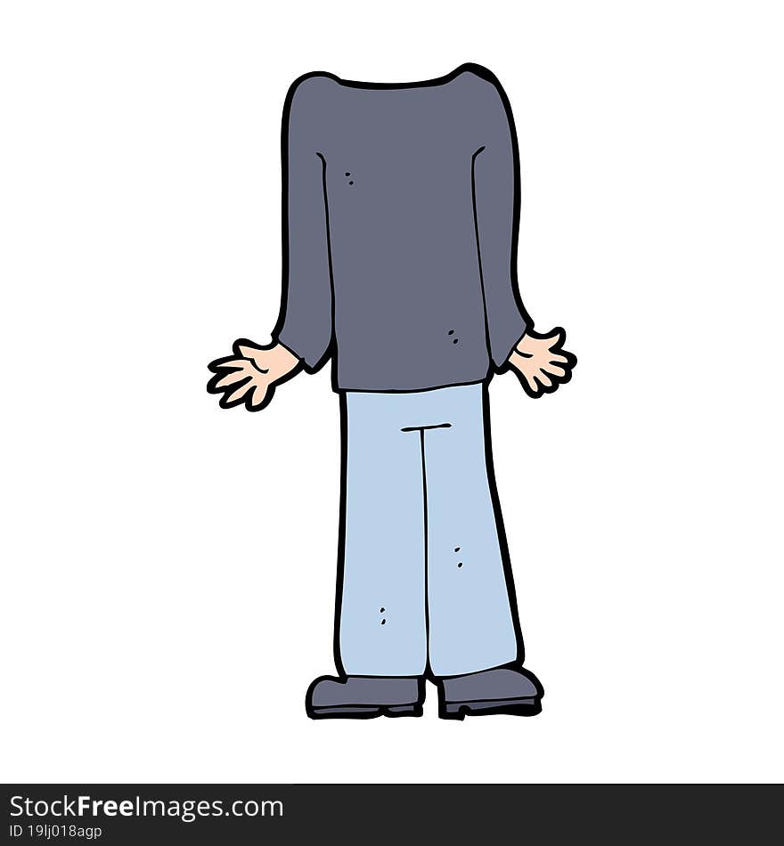 cartoon male body (mix and match cartoons or add own photos