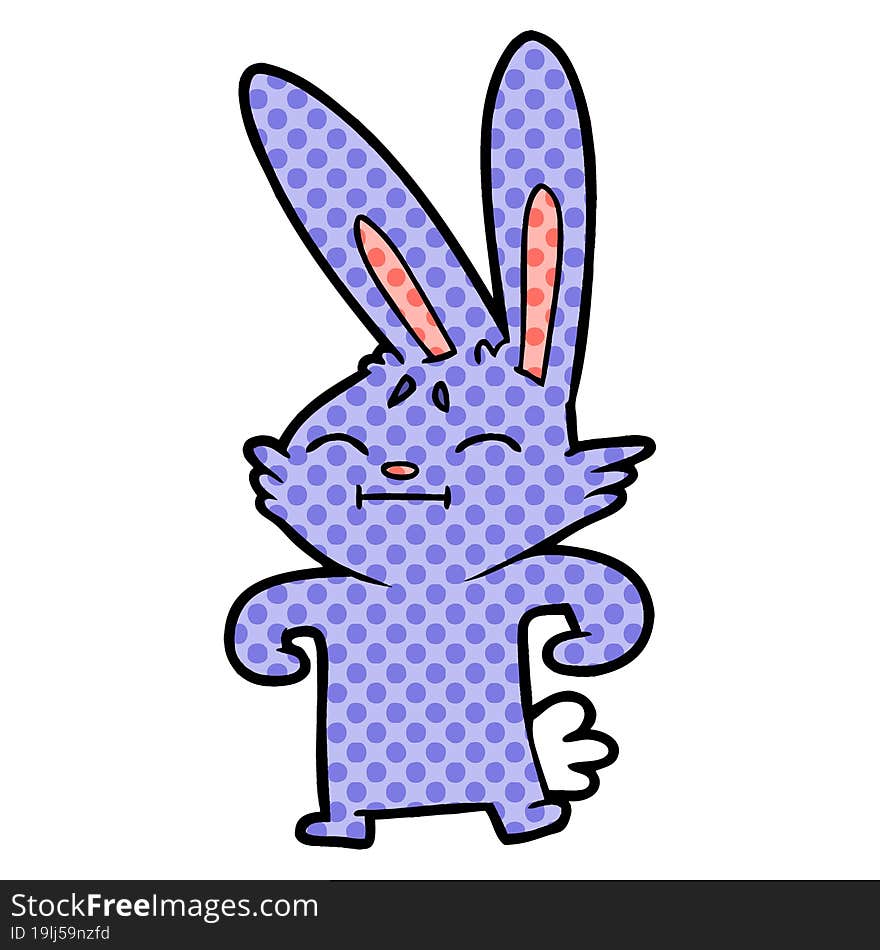 cartoon rabbit. cartoon rabbit