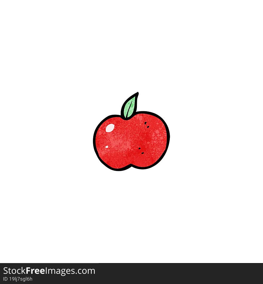 cartoon apple