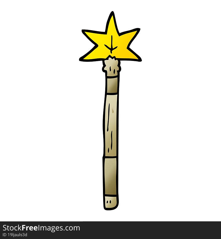 Cartoon Doodle Wand