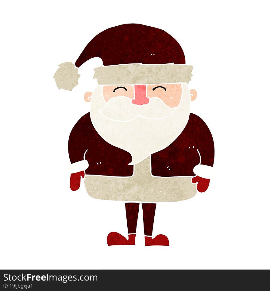 cartoon santa claus