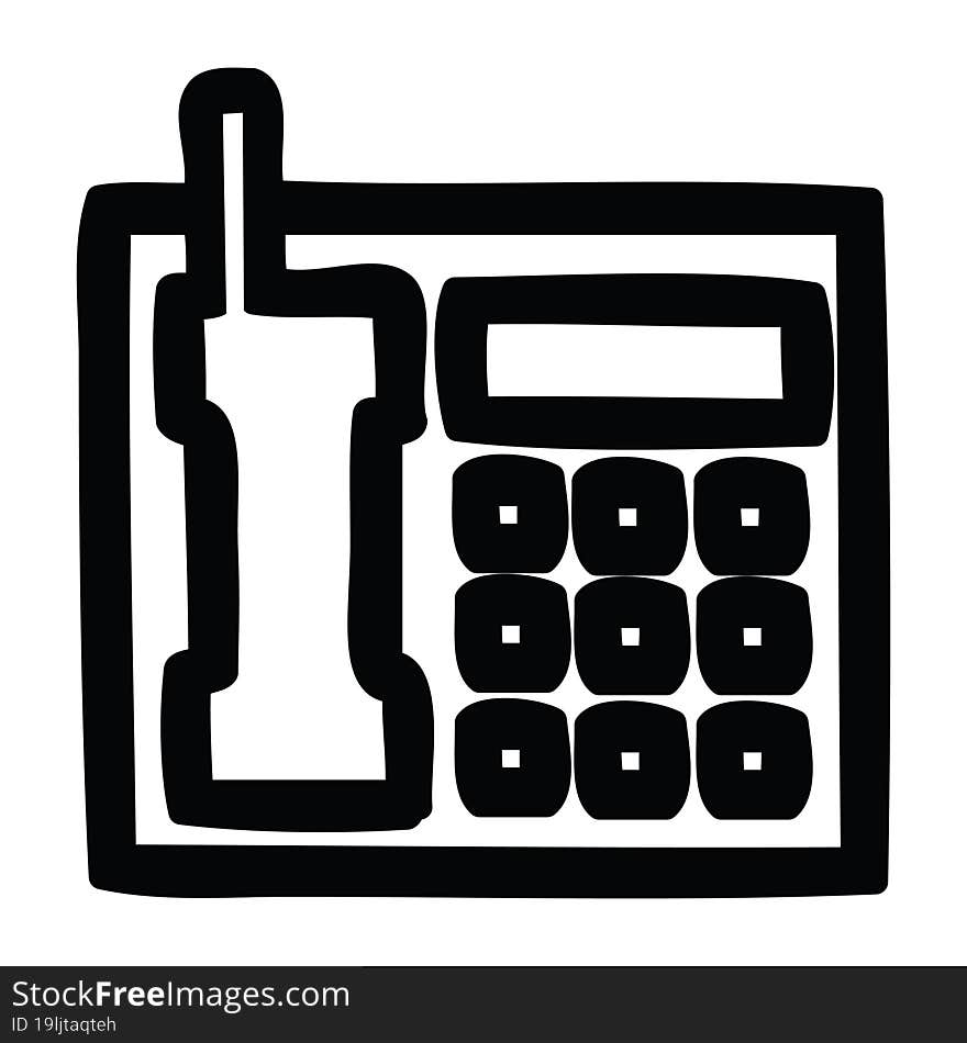 office telephone icon