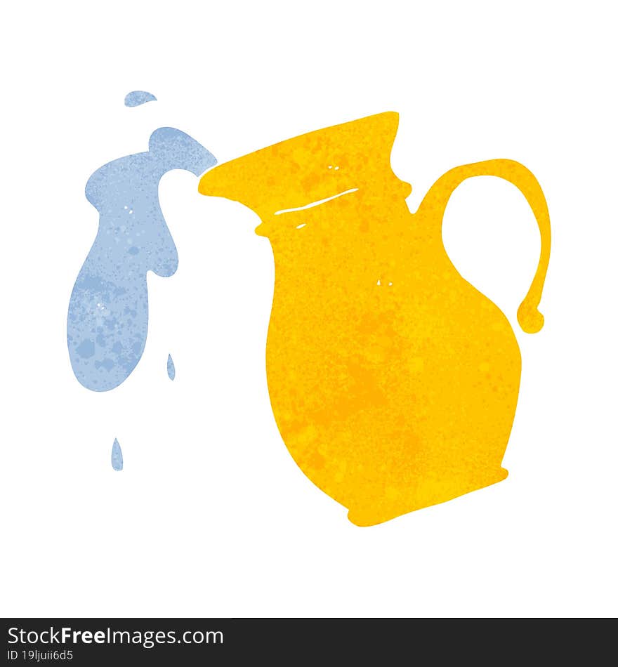 cartoon water jug