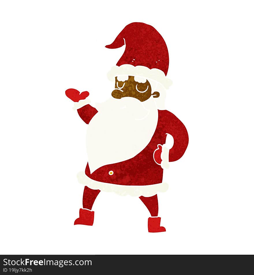 cartoon santa claus