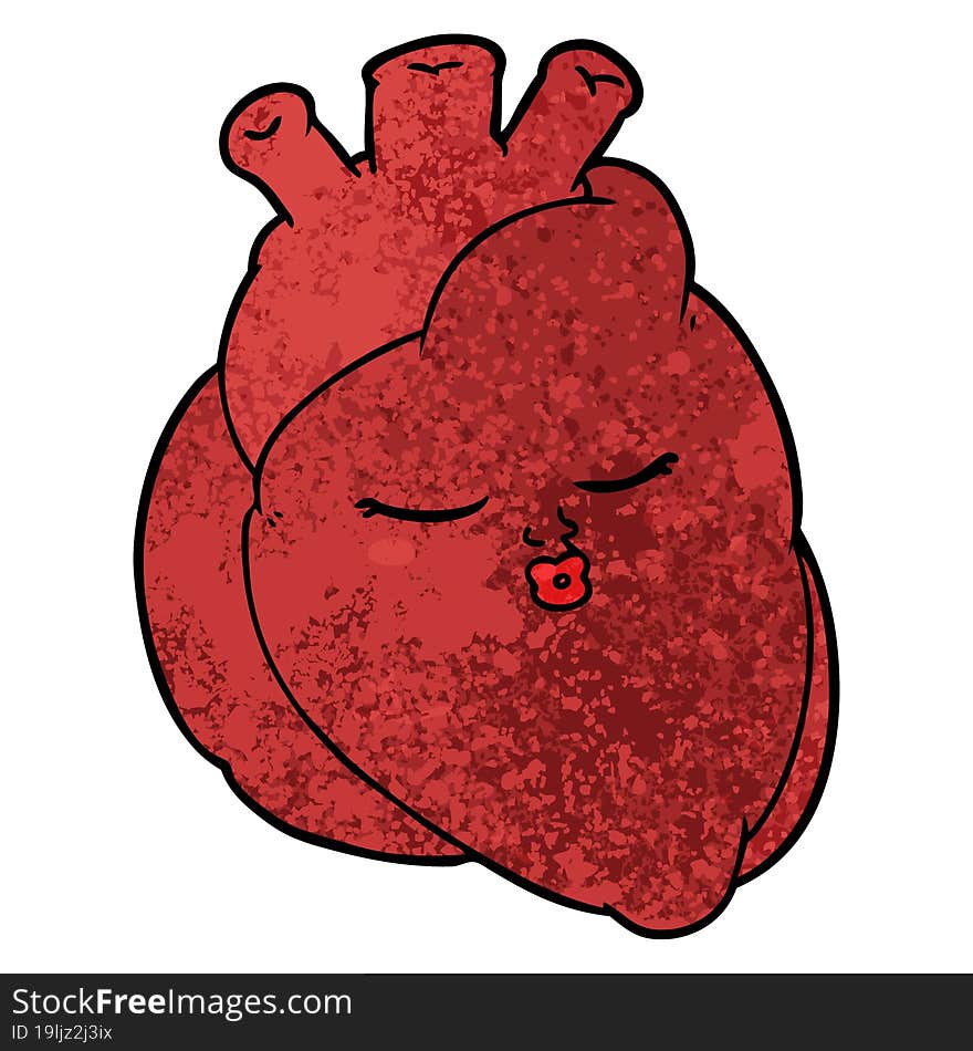 cartoon heart. cartoon heart