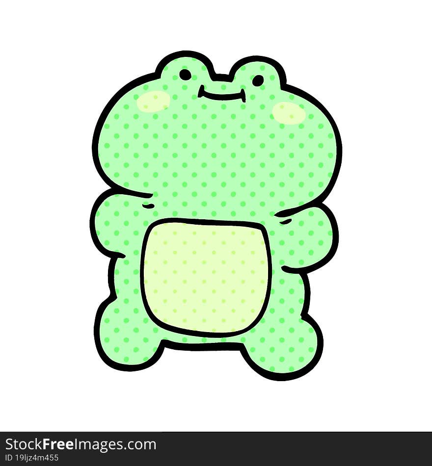 Cartoon Doodle Frog