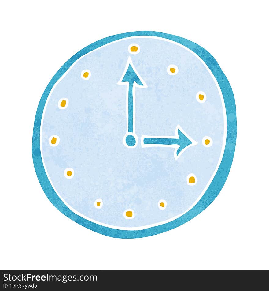 cartoon clock symbol