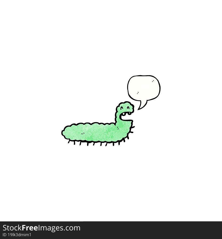 cartoon caterpillar