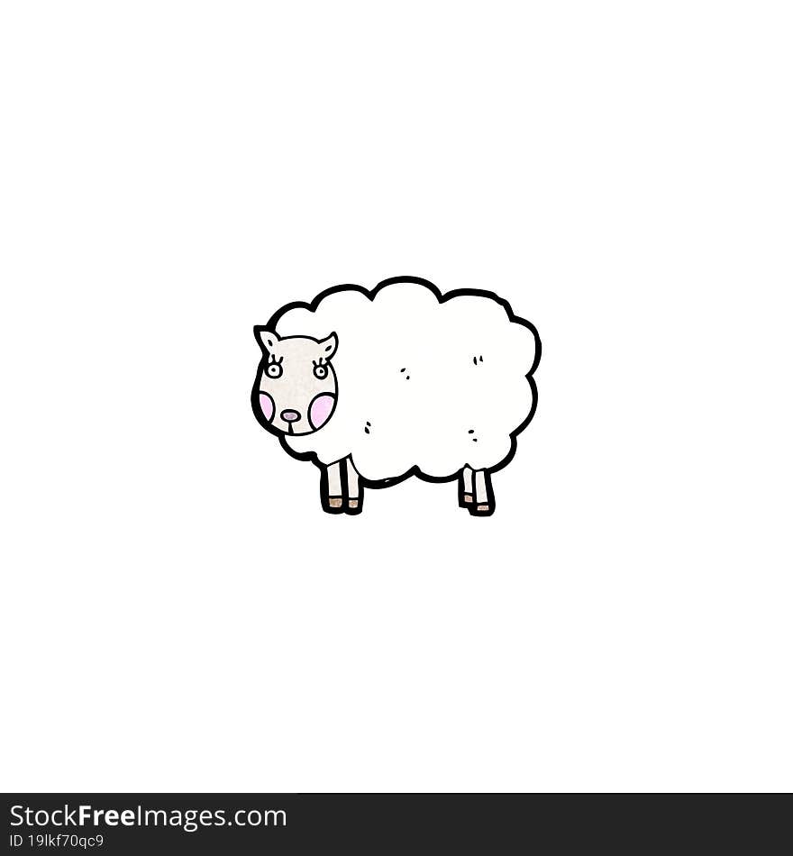 cartoon sheep