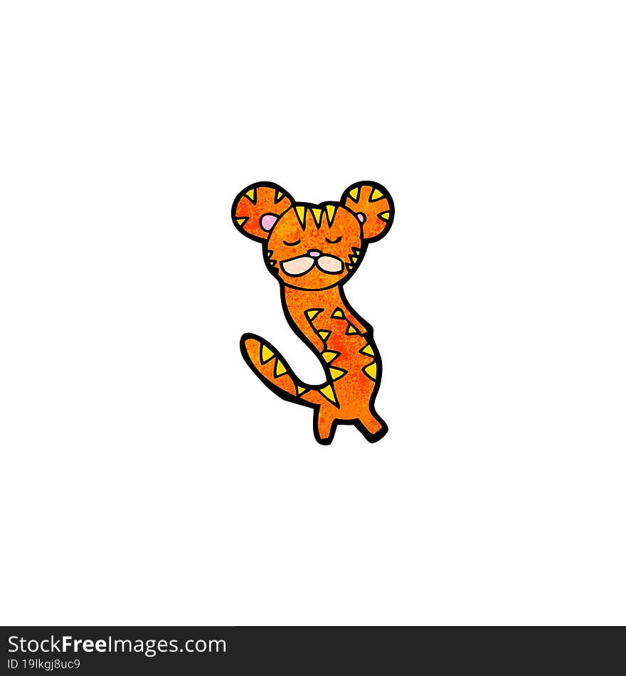 Cartoon Tiger