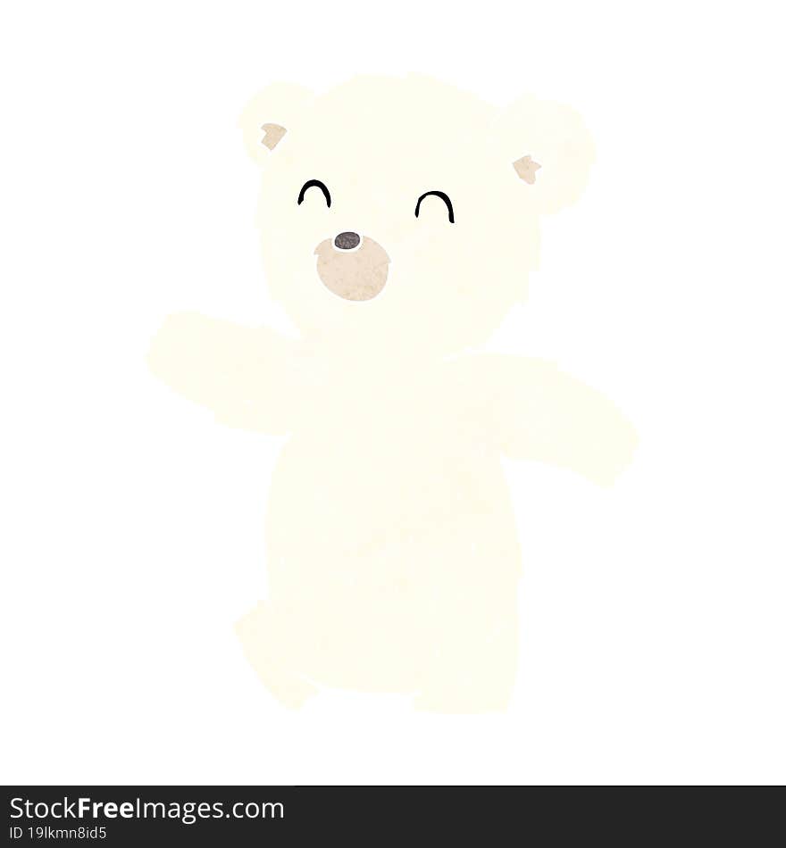 cartoon polar bear