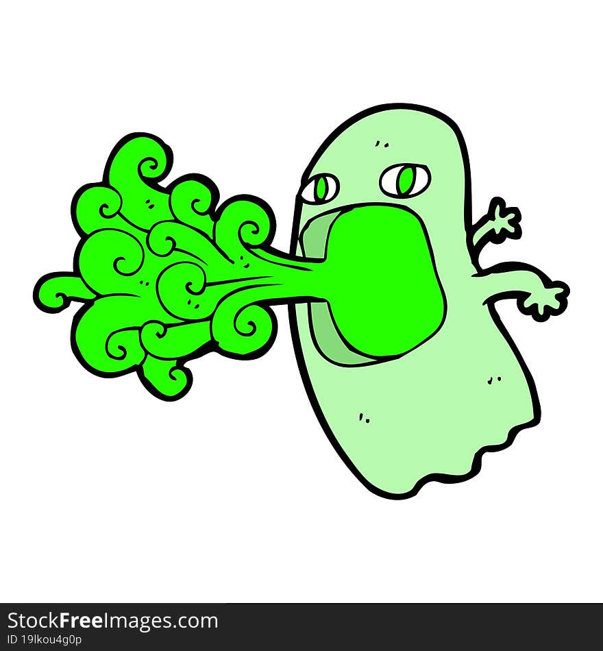 Funny Cartoon Ghost