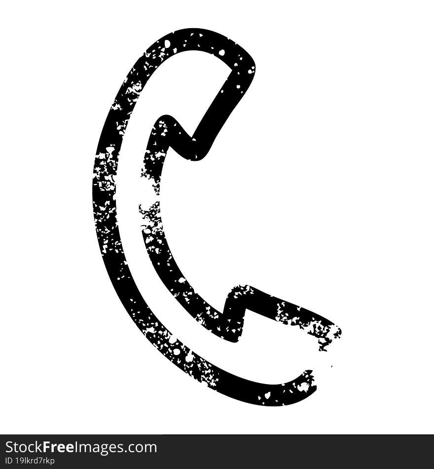 telephone handset icon