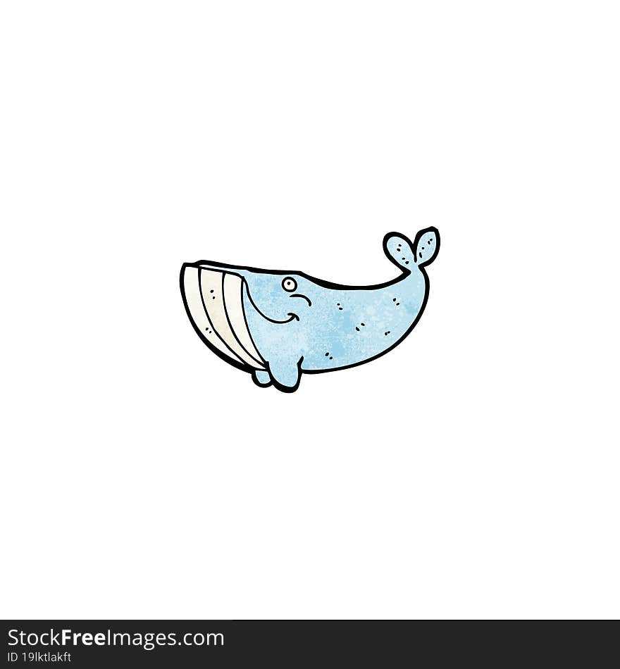 happy whale cartoon