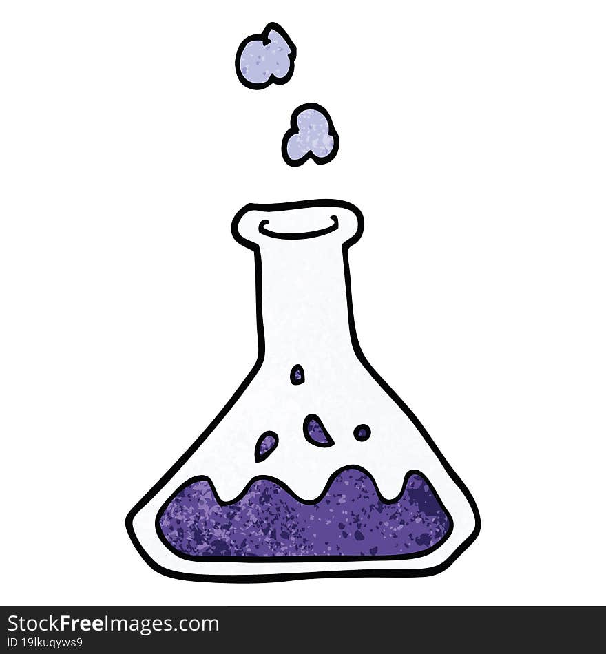 cartoon doodle science experiment