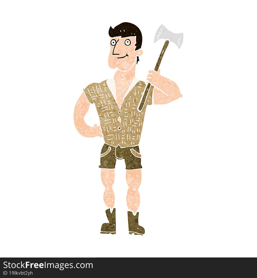 Cartoon Lumberjack