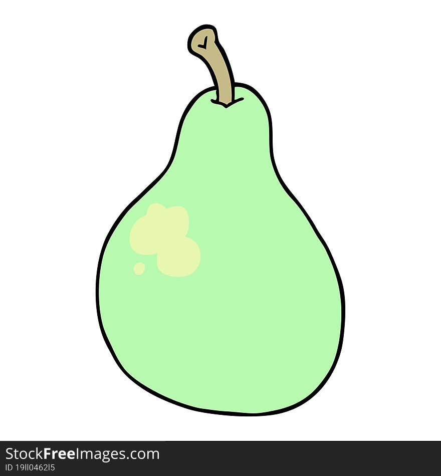 Cartoon Pear