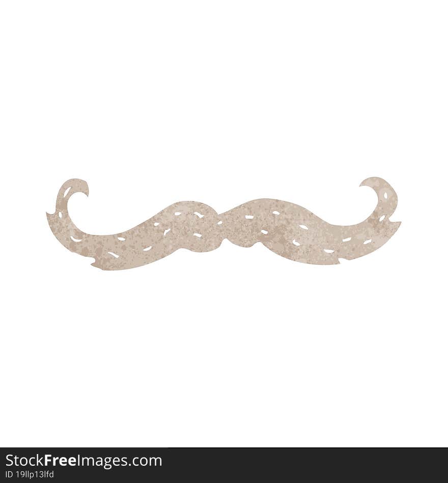 cartoon mustache symbol