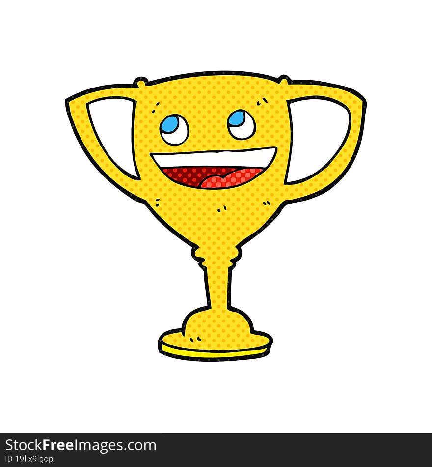 Cartoon Sports Trophy