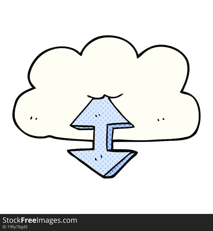 cartoon digital cloud