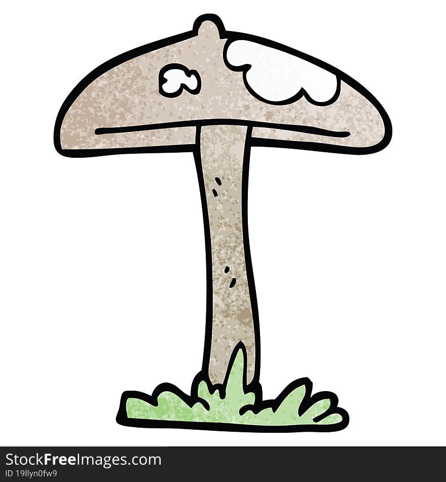 Cartoon Doodle Mushroom