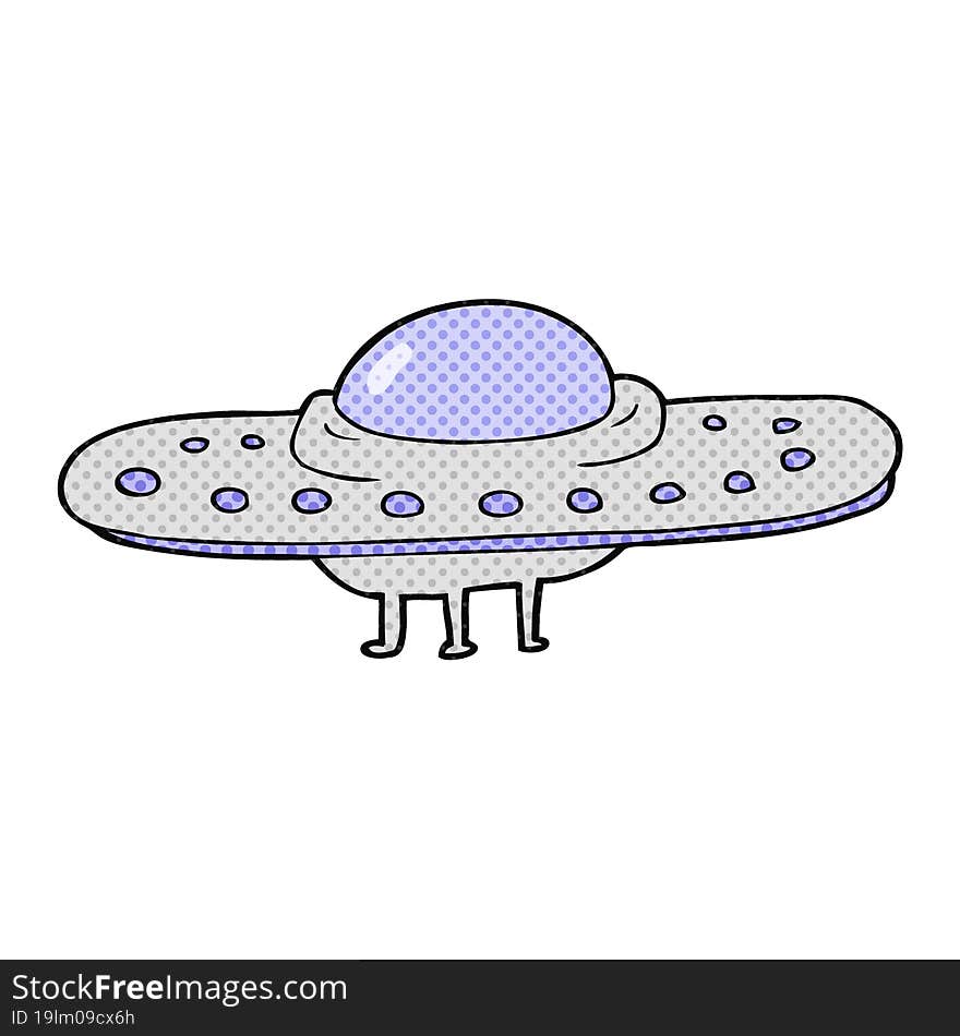 Cartoon Flying Saucer