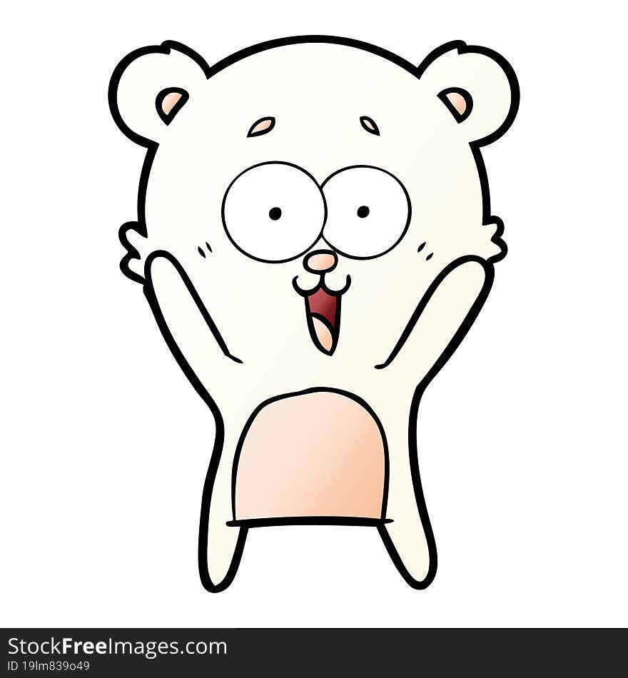 laughing teddy  bear cartoon. laughing teddy  bear cartoon