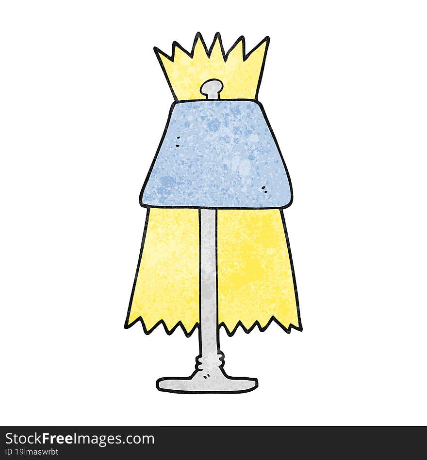 textured cartoon lamp